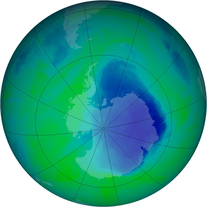 Ozone Map 2008-12-05